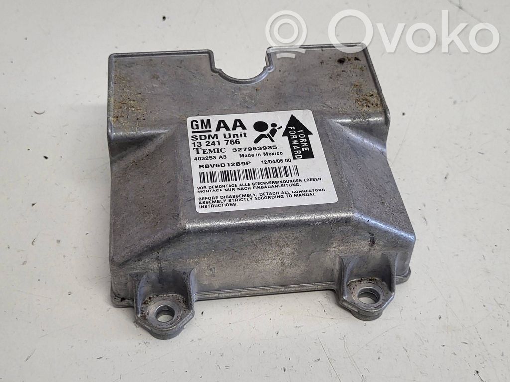 Opel Zafira B Unitate/modul de comandă airbaguri 