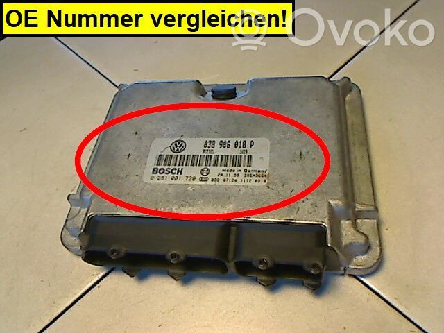Volkswagen PASSAT B5 Centralina/modulo del motore 