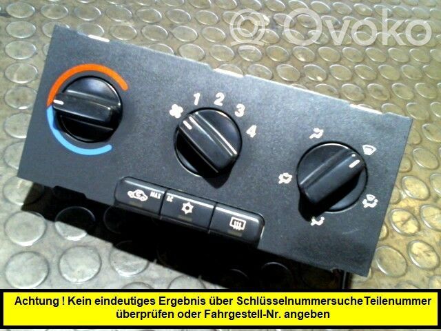 Opel Zafira A Centralina del climatizzatore 