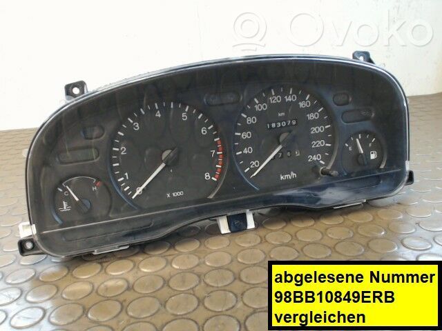 Cornice cruscotto   98BB10849ERB,0000