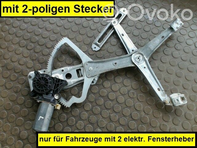 Mercedes-Benz C W202 Mechanizm podnoszenia szyby przedniej bez silnika 