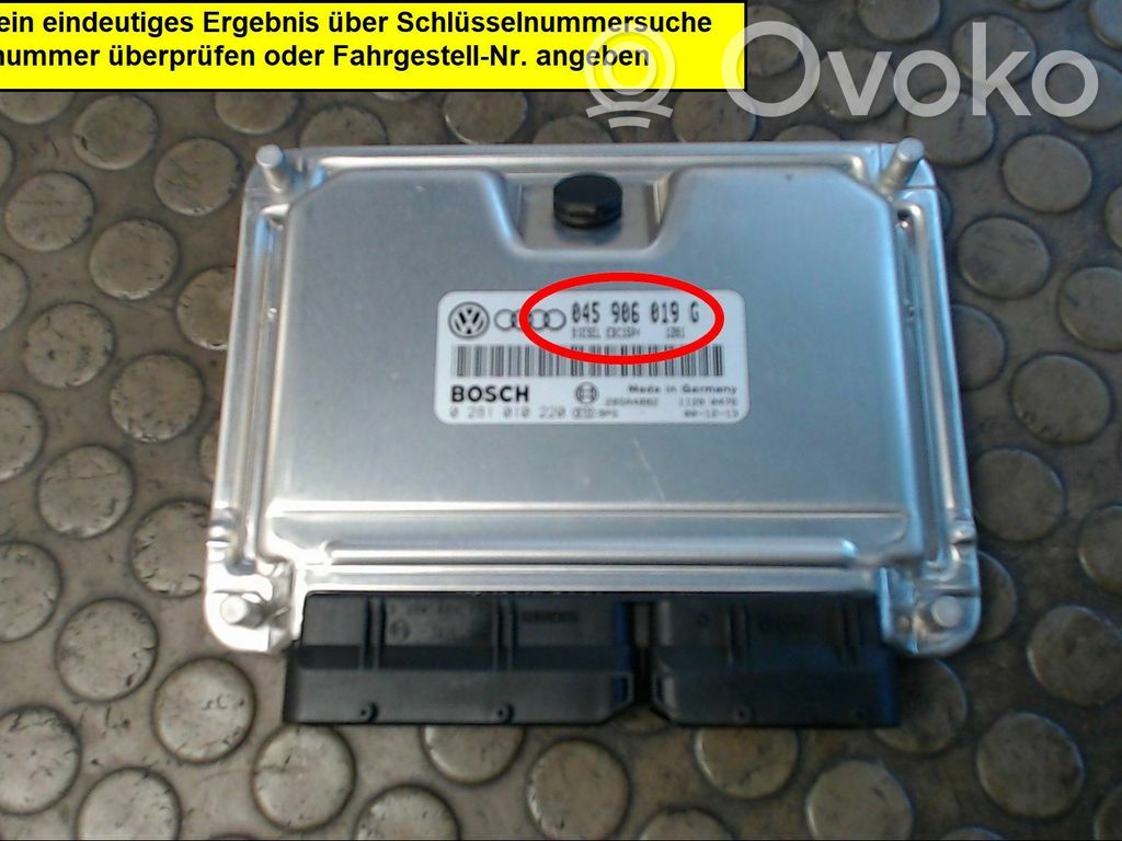 Engine control unit/module   045906019G,0000,0281010220