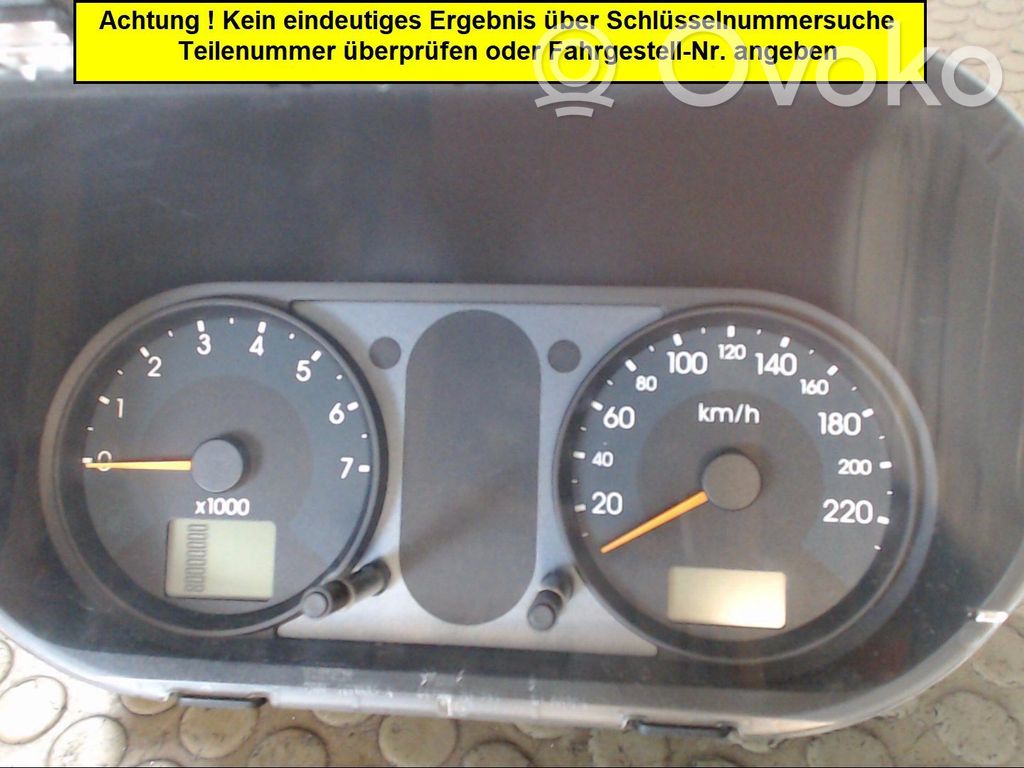 Ford Fiesta Mască ceasuri bord 