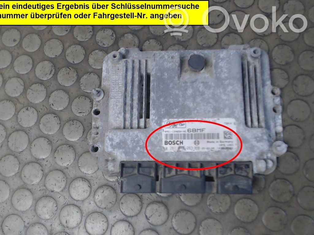 Ford Focus C-MAX Engine control unit/module 