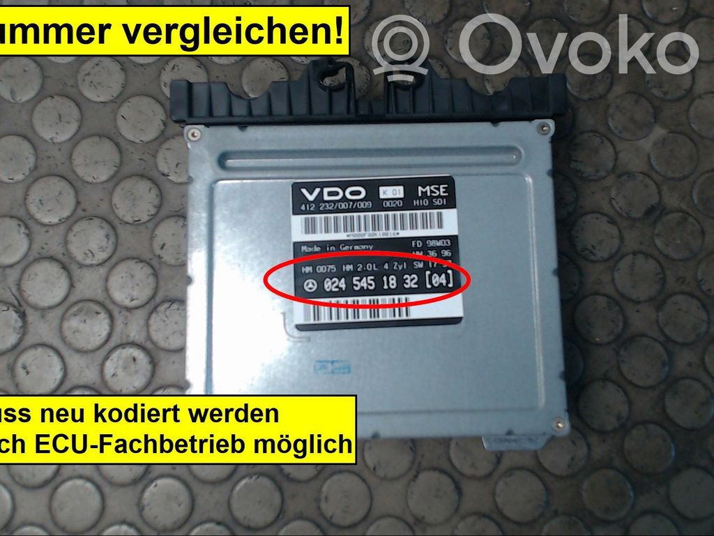 Mercedes-Benz C W202 Sterownik / Moduł ECU 