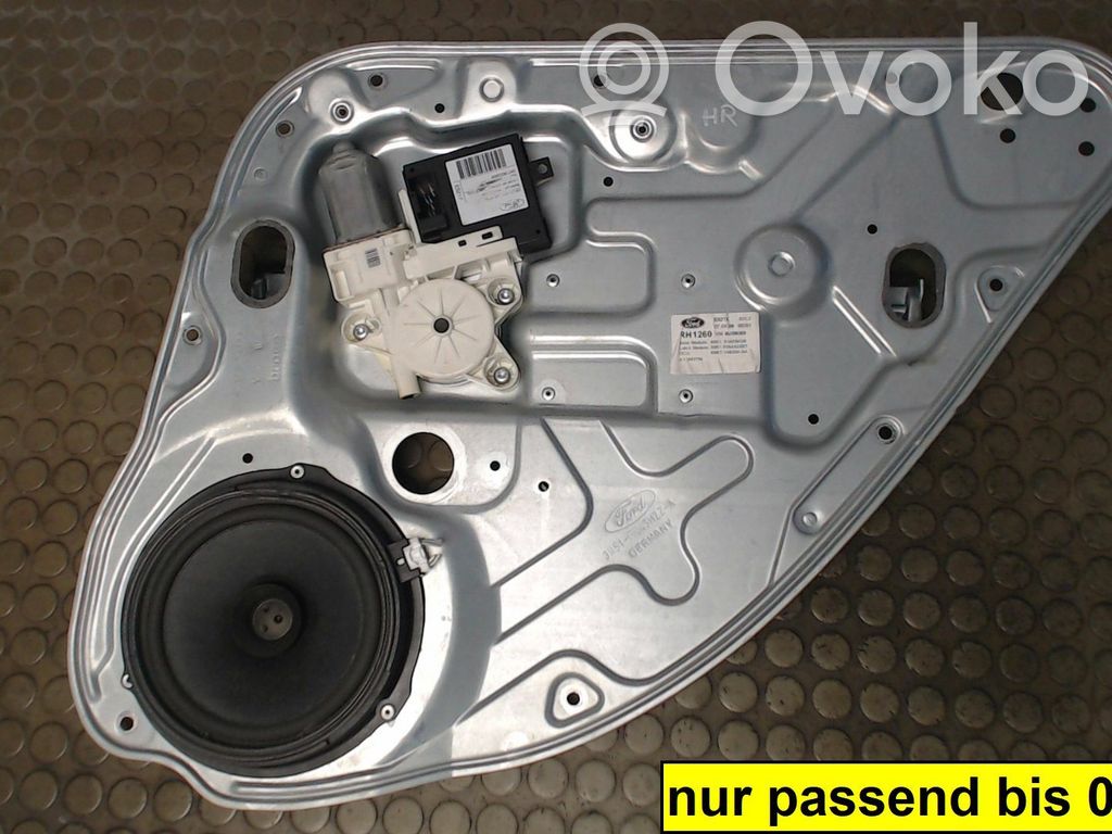 Ford Focus C-MAX Mechanizm podnoszenia szyby tylnej bez silnika 