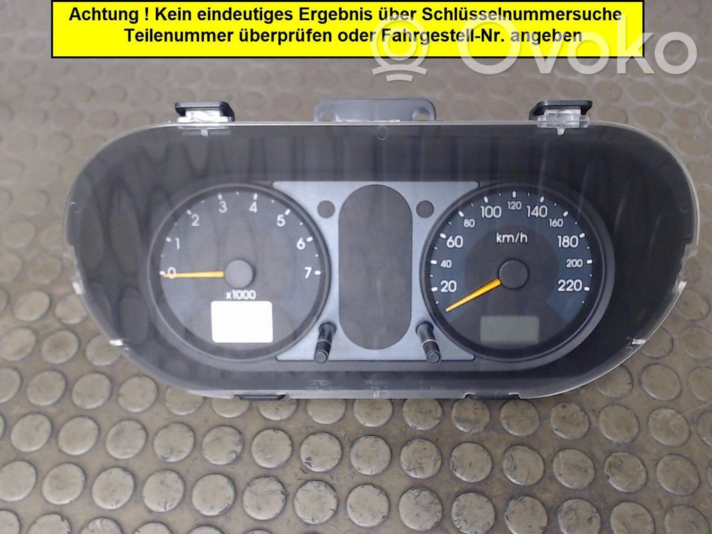 Ford Fiesta Mască ceasuri bord 