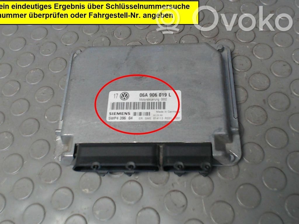 Volkswagen Golf IV Engine control unit/module 