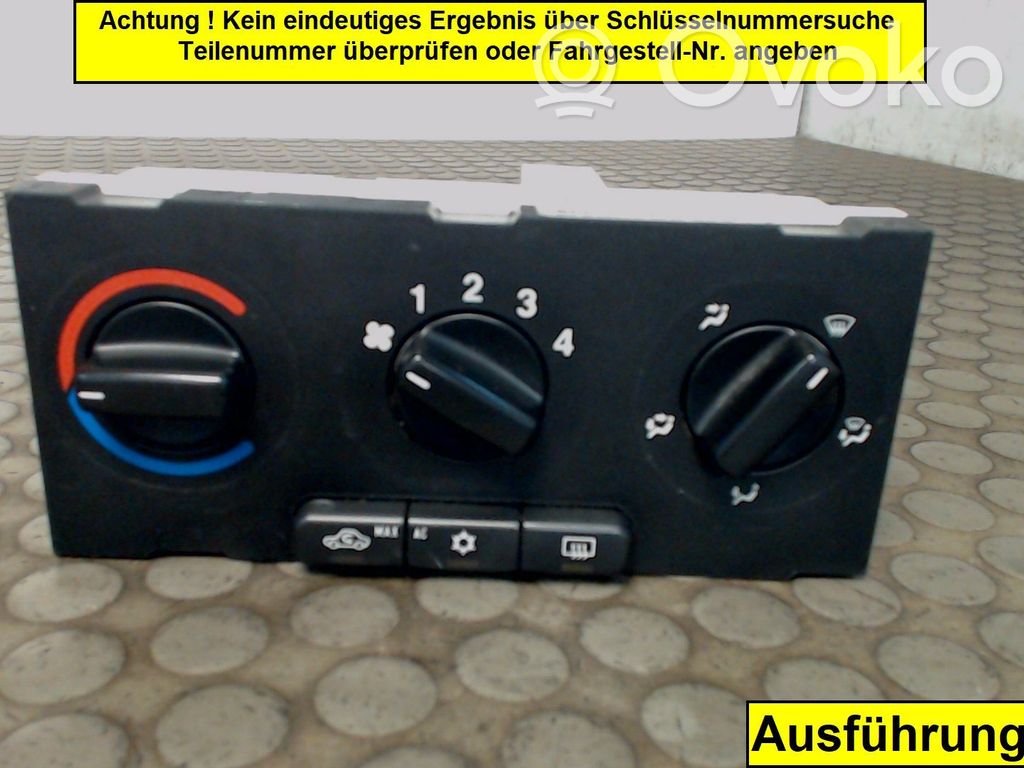 Opel Astra G Panel klimatyzacji 