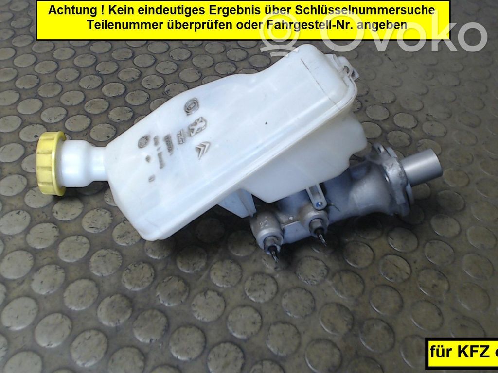Citroen C3 Pääjarrusylinteri 