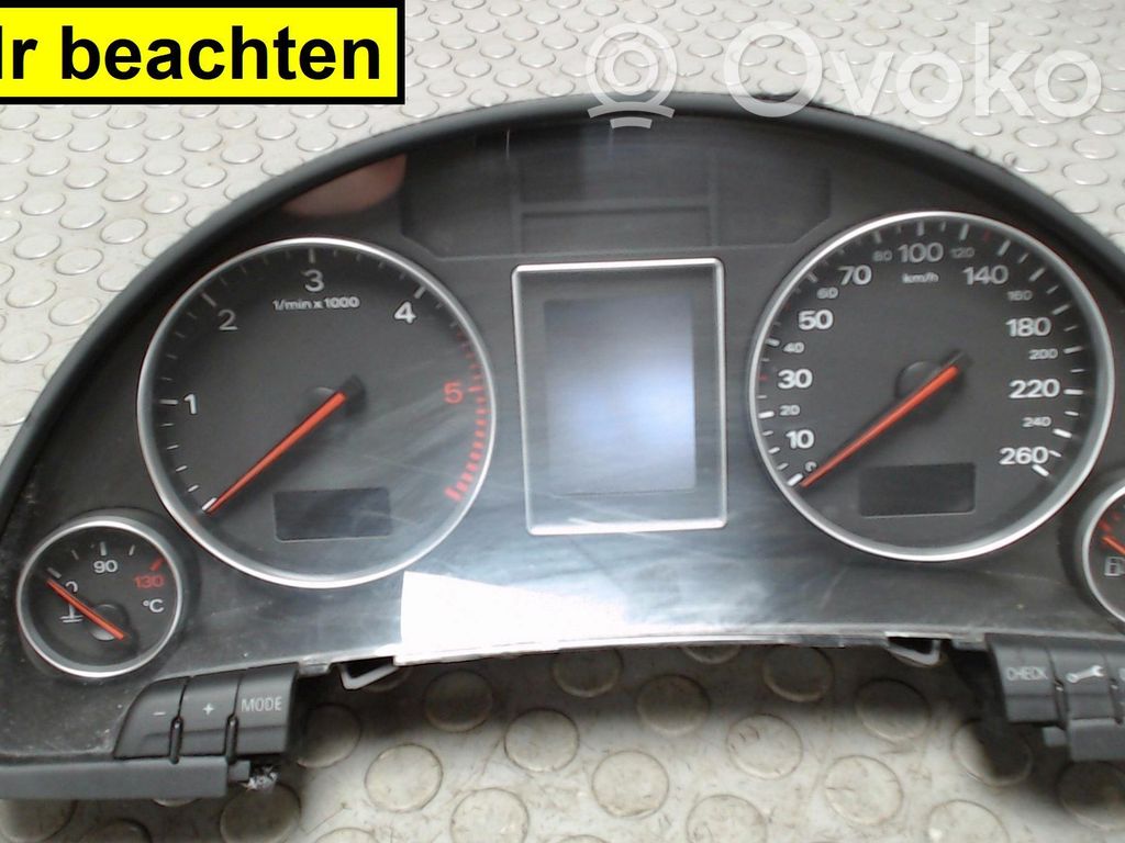 Audi A4 S4 B6 8E 8H Cornice cruscotto