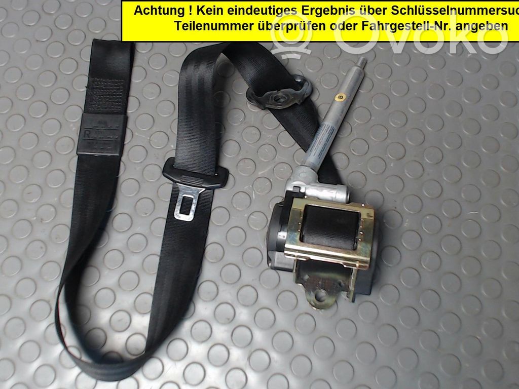 Audi A3 S3 8L Cintura di sicurezza anteriore 