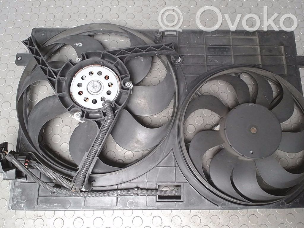 Volkswagen Polo IV 9N3 Ventilatore di raffreddamento elettrico del radiatore 