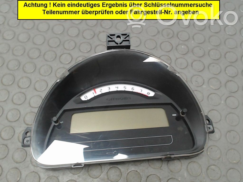 Citroen C2 Instrumentu paneļa dekoratīvā apdare 