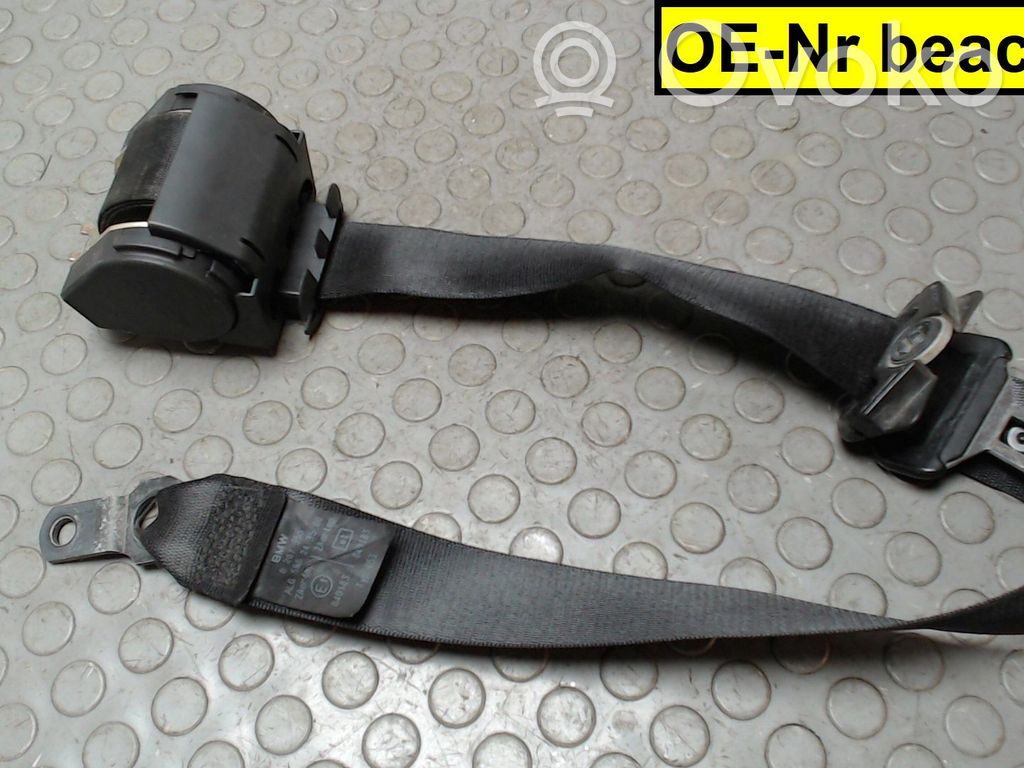 BMW 3 E46 Front seatbelt 