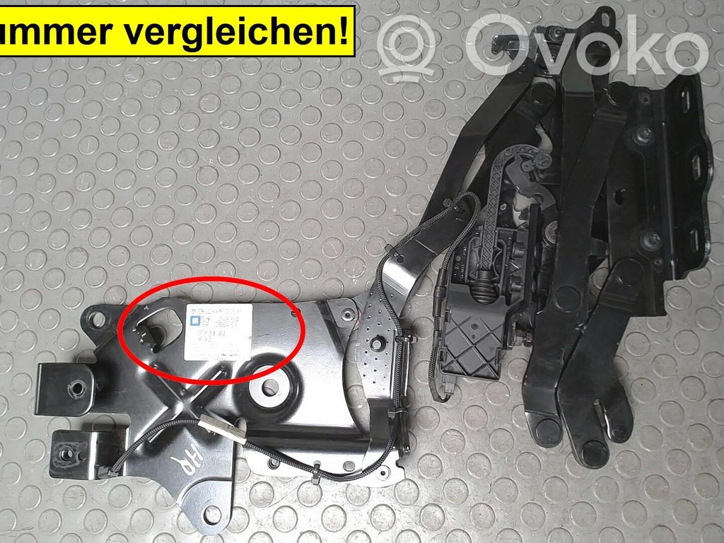 Tailgate/trunk/boot hinge   13254497,00176427,13247431,13254496