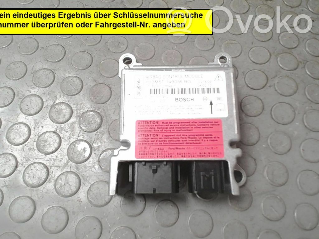 Ford Focus C-MAX Airbag control unit/module 