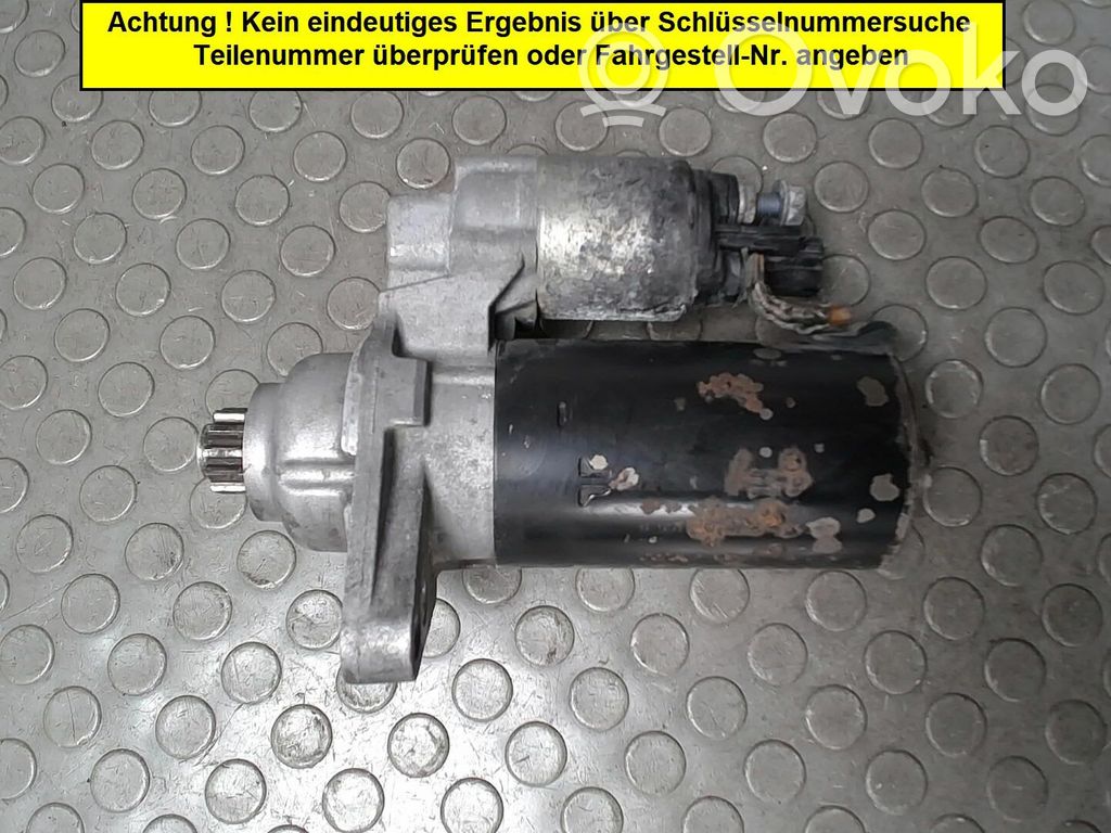 Volkswagen PASSAT B6 Motor de arranque 