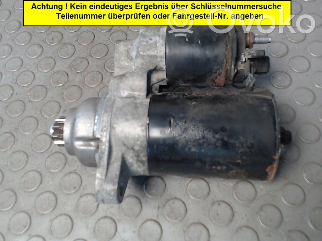 Volkswagen Polo IV 9N3 Starteris 
