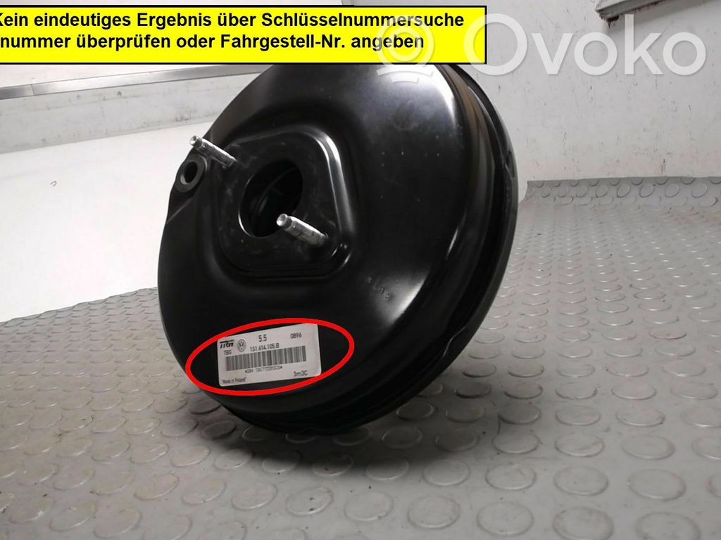 Wspomaganie hamulca   1S1614105B,NICHTZUTREFFEND