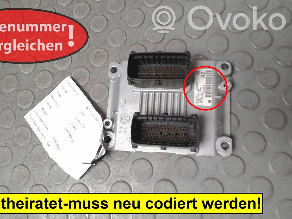 Engine control unit/module   95522984,0261207422,24456864,NICHTZUTREFFEND