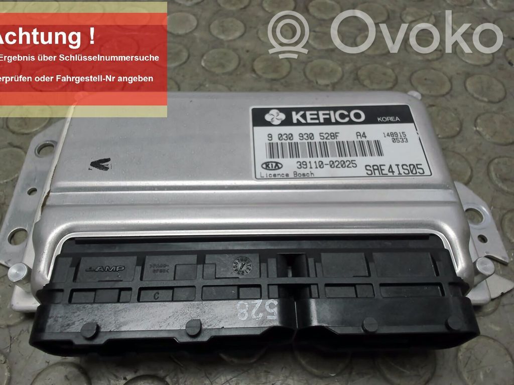 Engine control unit/module   3911002025,39110,9030930528F