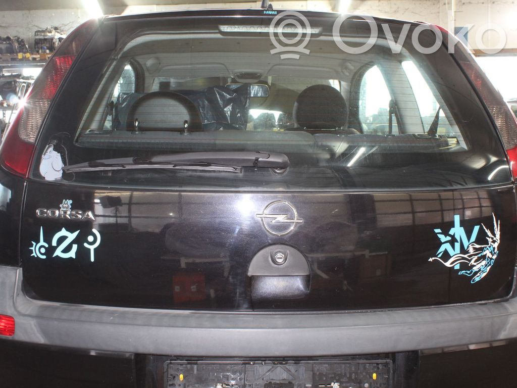 Opel Corsa C Klapa tylna / bagażnika 