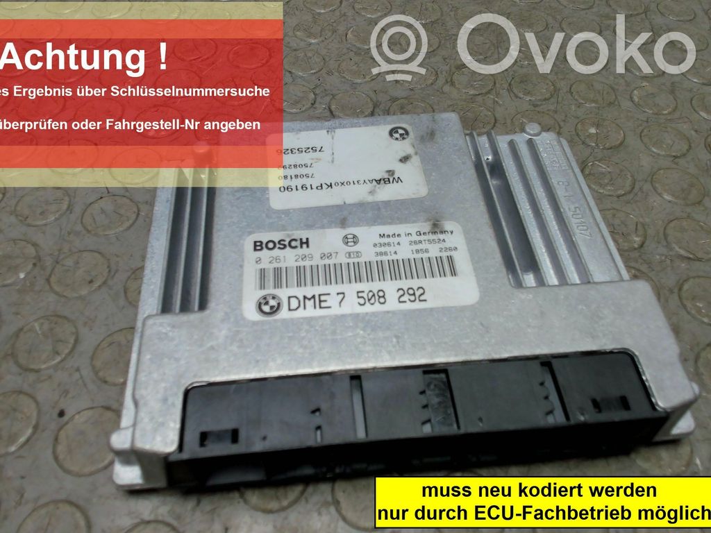 BMW 3 E46 Engine control unit/module 