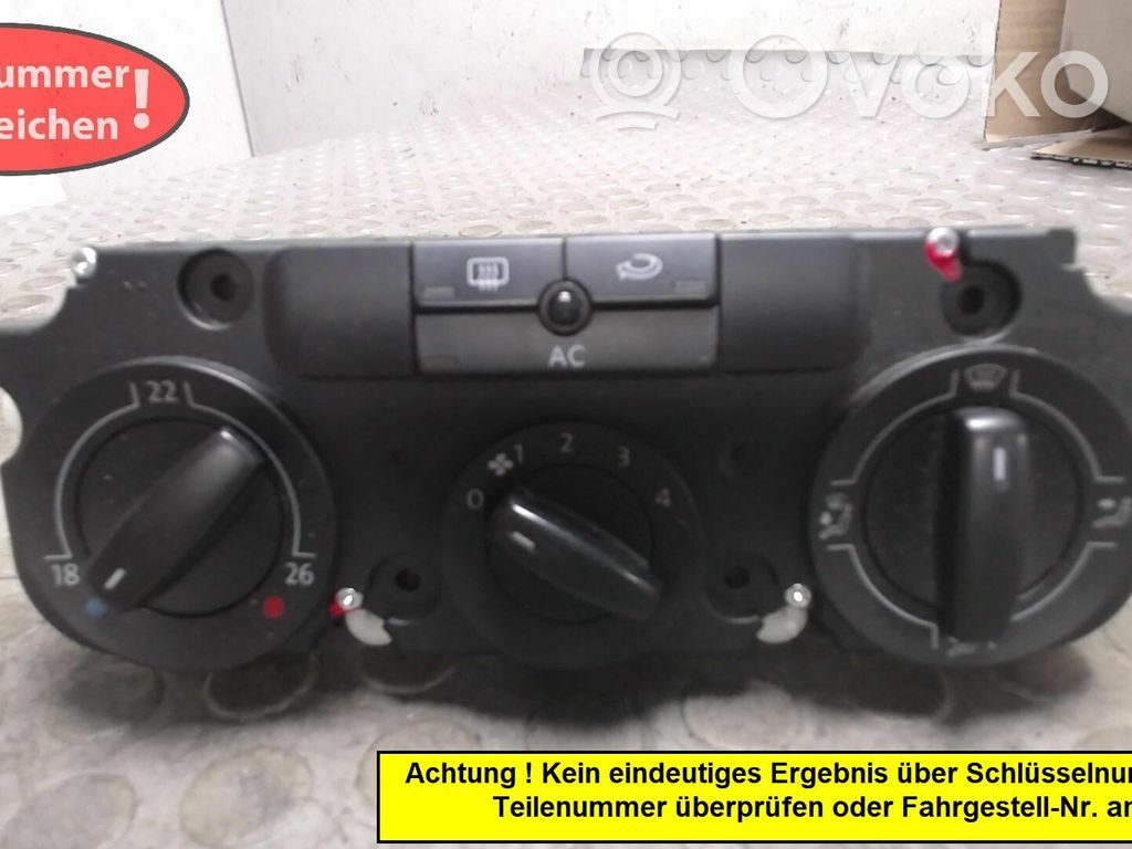 Volkswagen Golf V Centralina del climatizzatore 