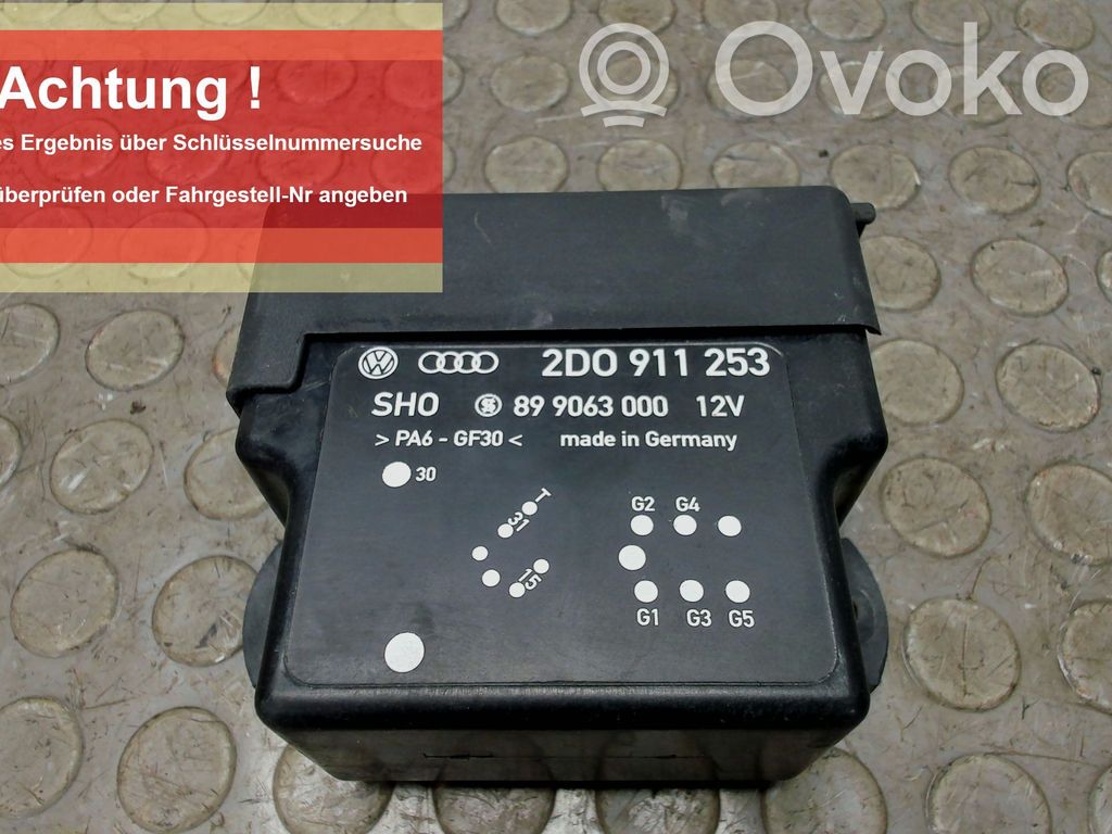 Unidad de control/módulo del control de crucero   2D0911253