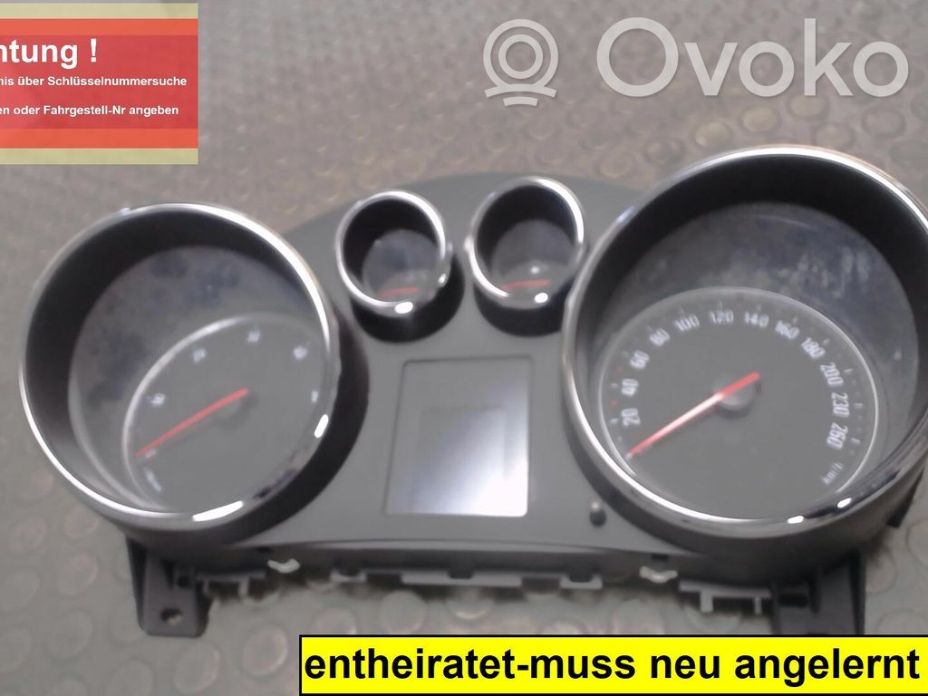 Opel Astra J Element deski rozdzielczej 