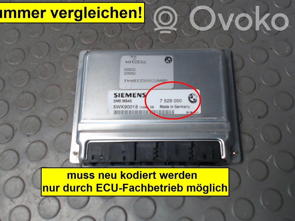 BMW 5 E39 Engine control unit/module 