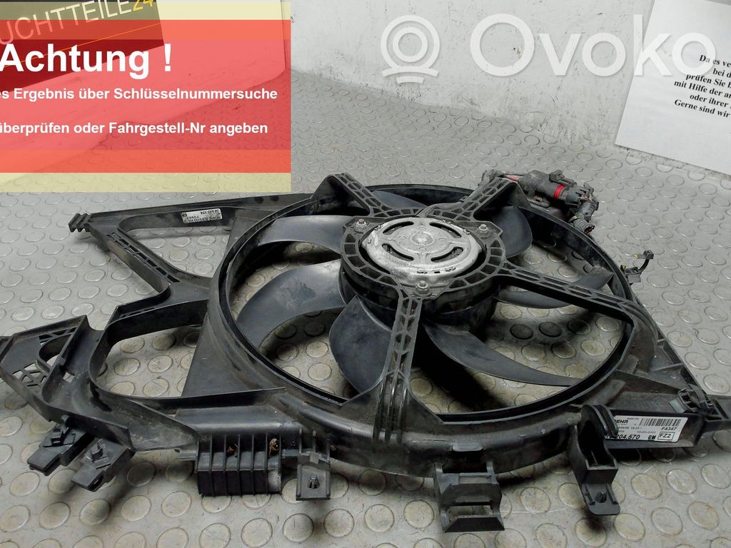 Opel Corsa C Electric radiator cooling fan 