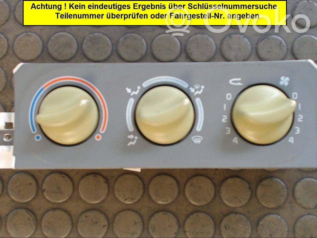 Panel klimatyzacji   7701046980,0000