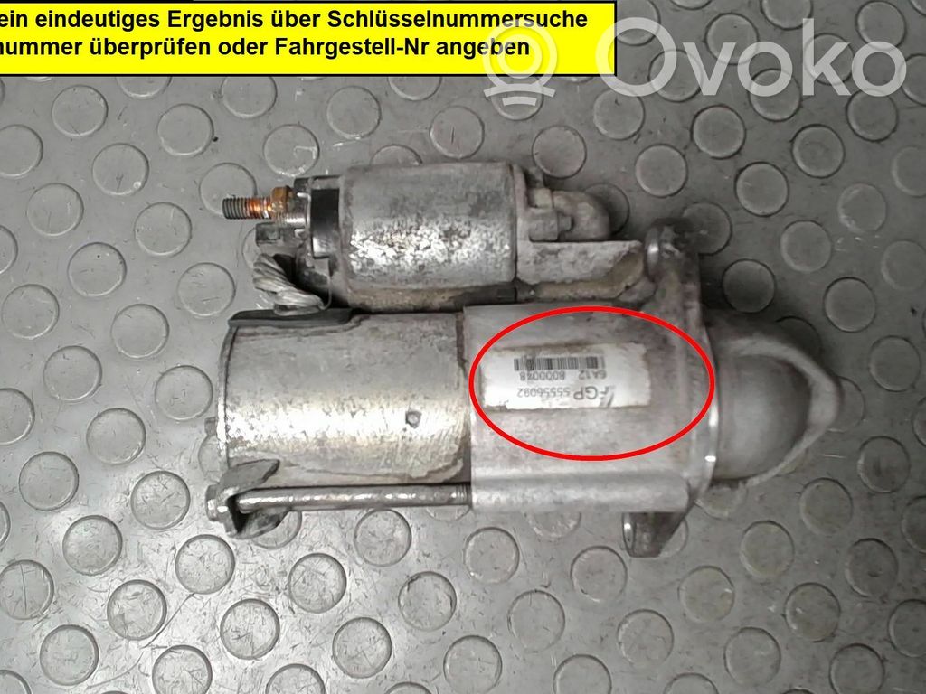 Opel Meriva A Starteris 