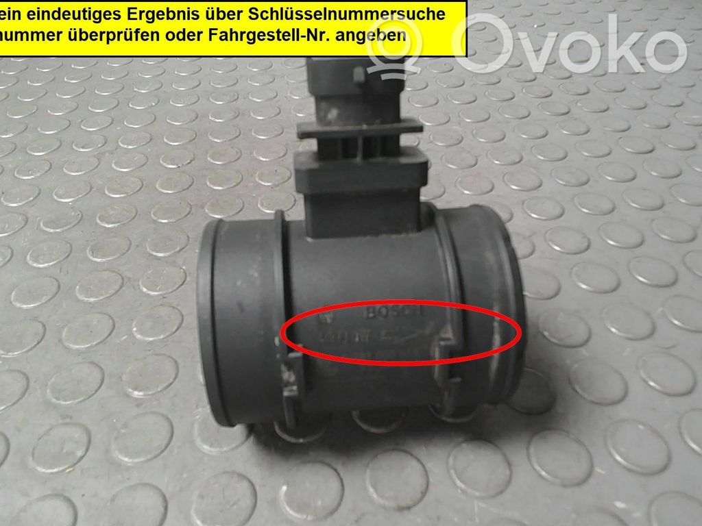 Opel Astra H Misuratore di portata d'aria 