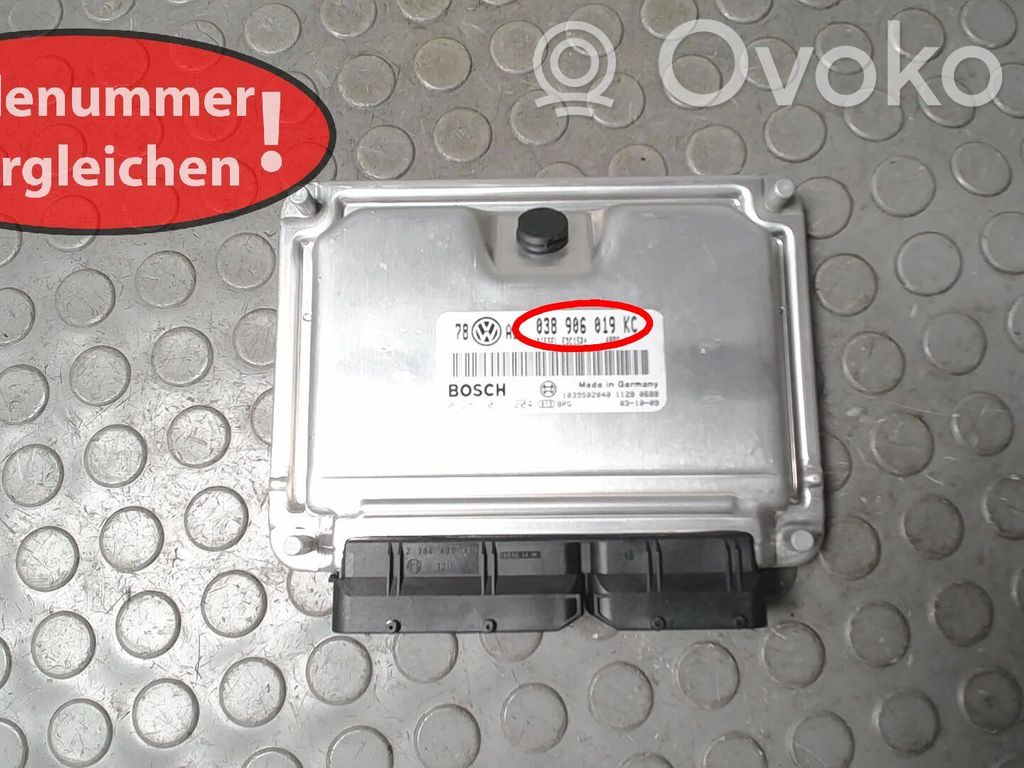 Volkswagen PASSAT B5.5 Centralina/modulo del motore
