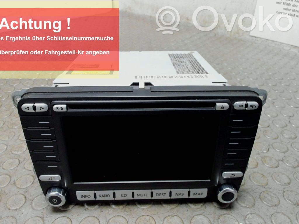 Volkswagen PASSAT B6 Unitate principală radio/CD/DVD/GPS 