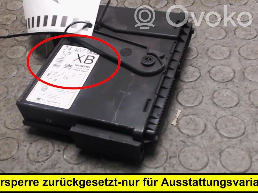 Opel Corsa C Cruise control unit/module 