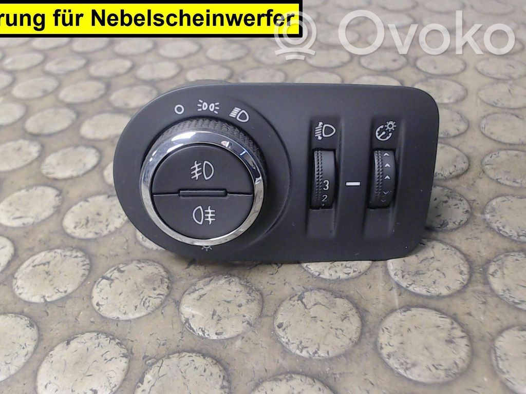 Interrupteur d’éclairage   13310330,NICHTZUTREFFEND