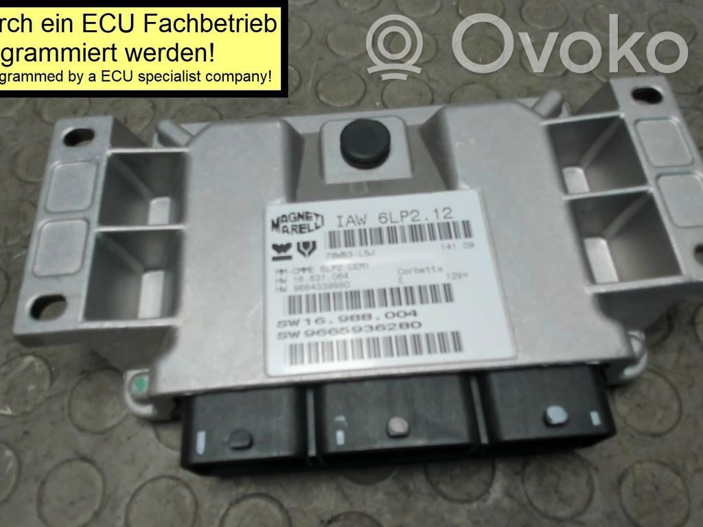 Citroen C4 I Engine control unit/module 