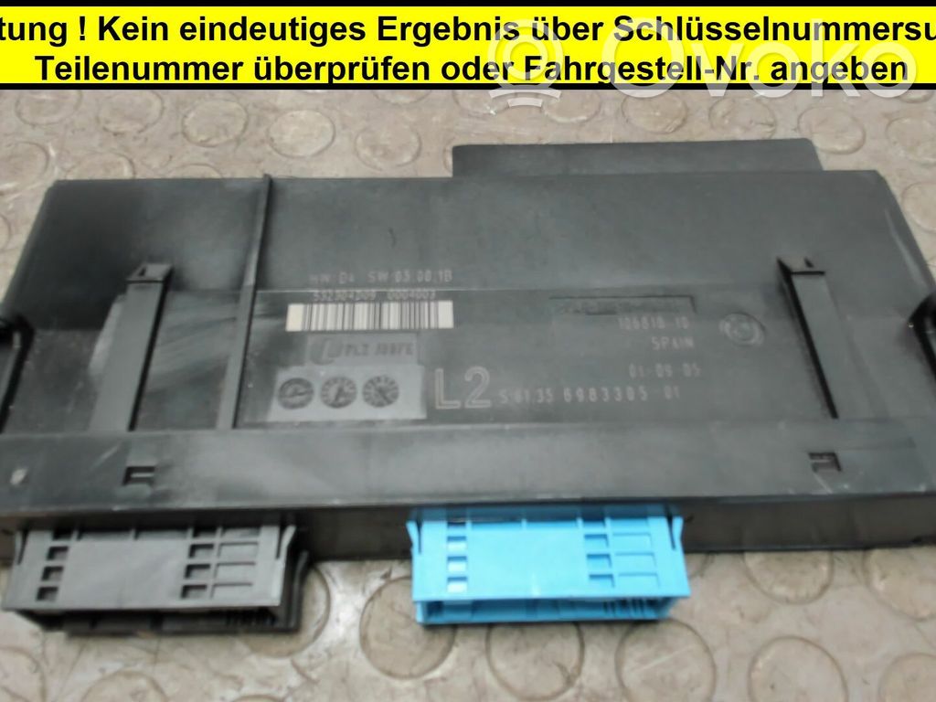 Immobilizer control unit/module   61359364821,61359344847