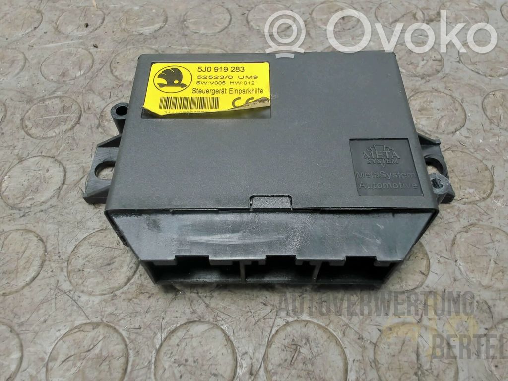 Skoda Roomster (5J) Parkošanās sensors PDC