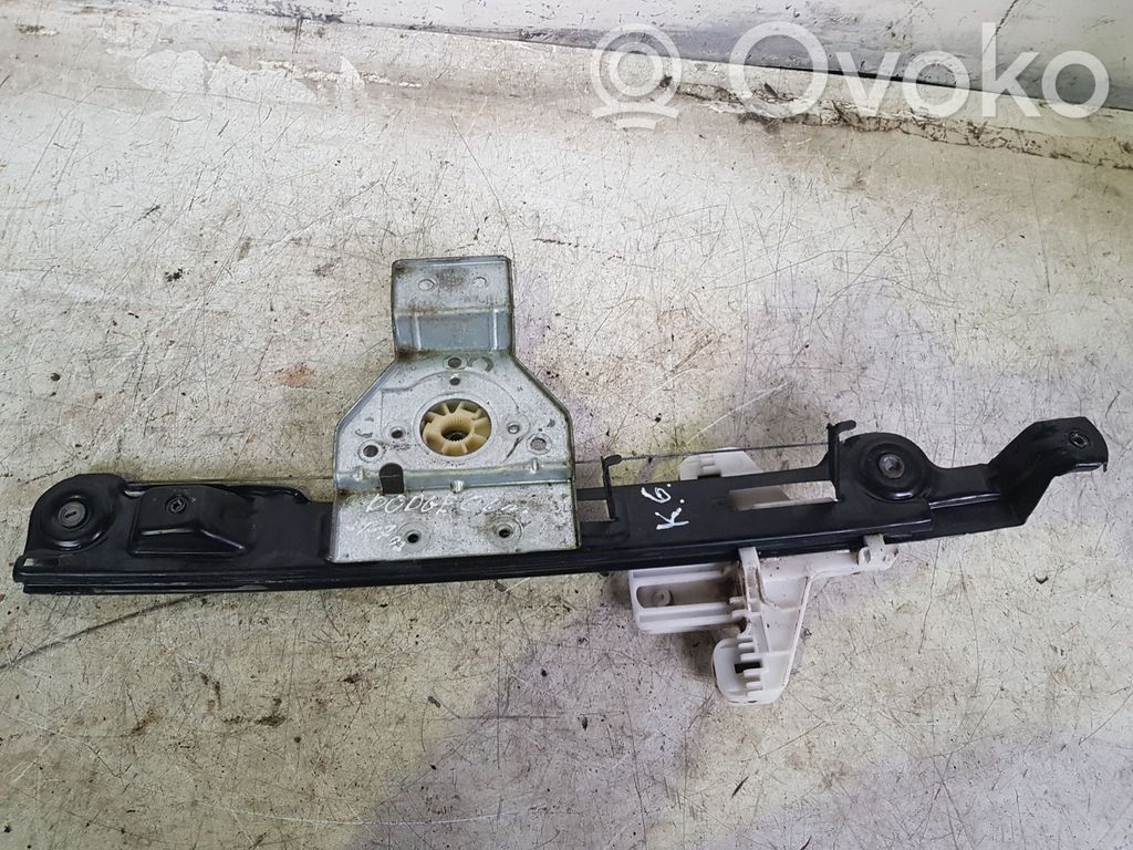 Front window lifting mechanism without motor