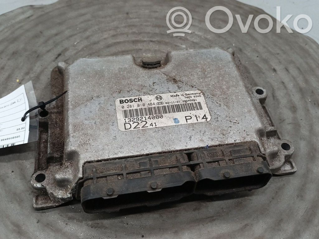Engine control unit/module   0281010484,1329214080,9648608580
