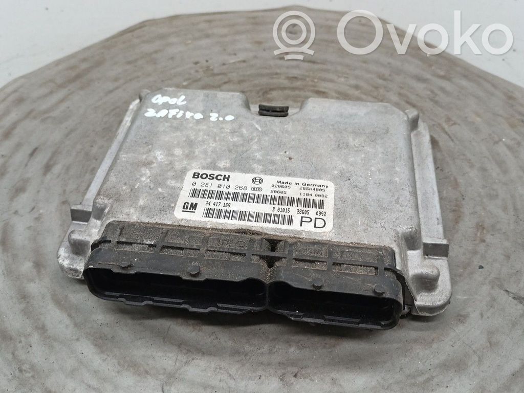 Moottorin ohjainlaite/moduuli   0281010268,24417169