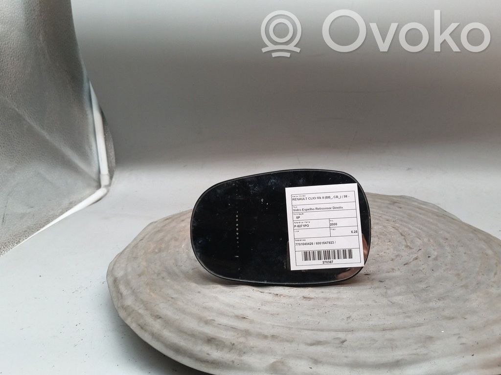 Sivupeilin lasi   7701040426,6001547923