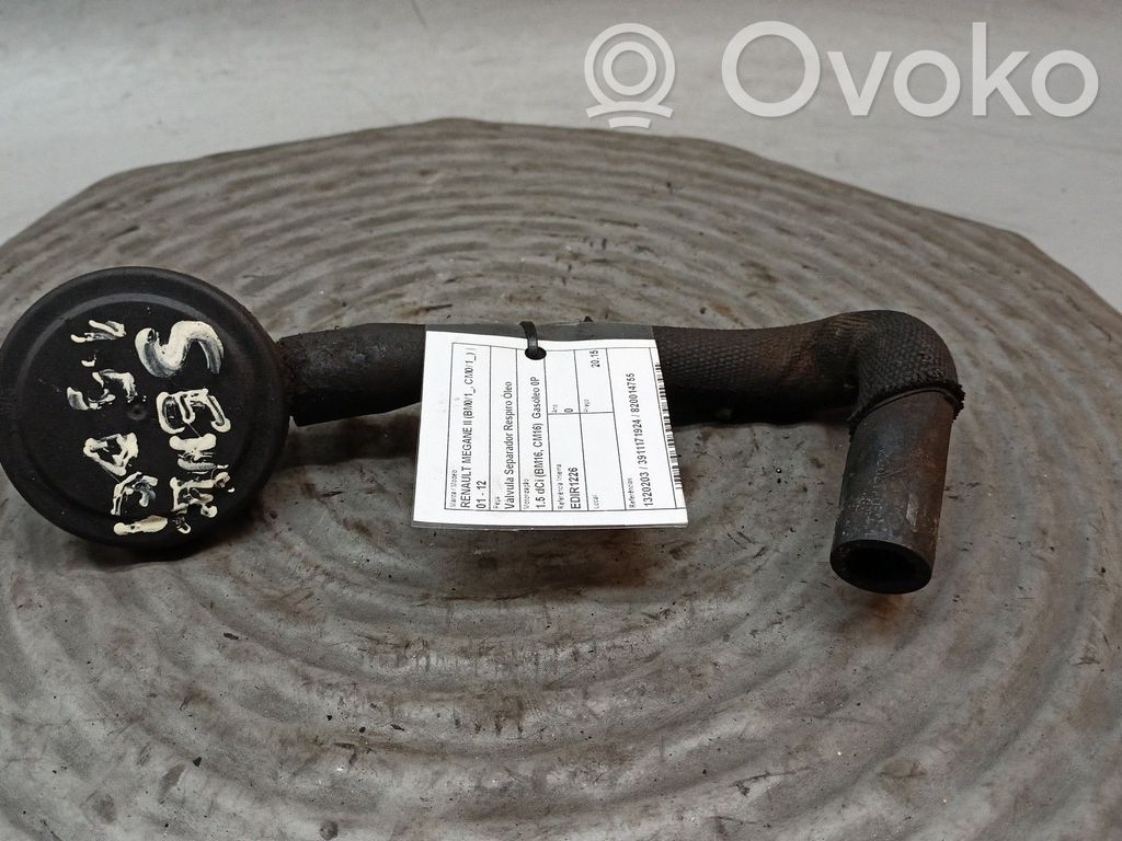 Renault Megane II Oil fill pipe 