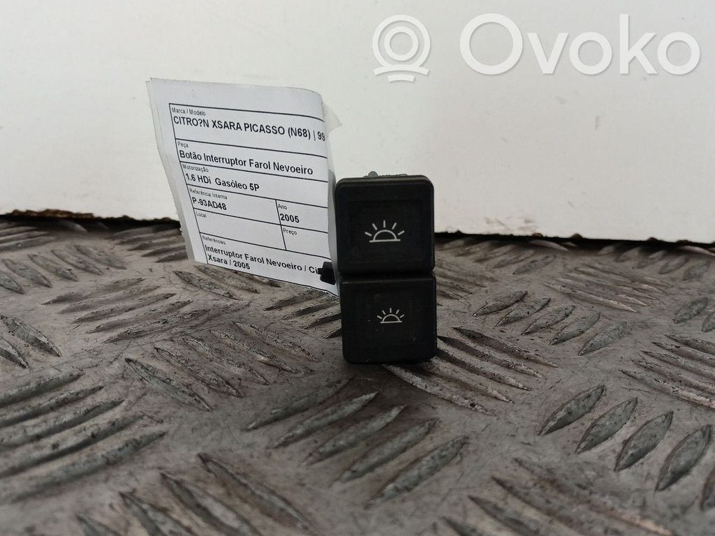 Citroen Xsara Picasso Sumuvalojen kytkin 