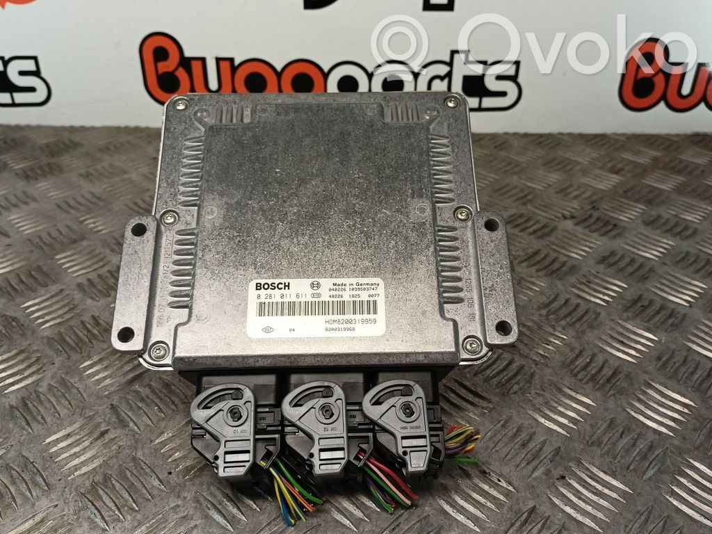 Engine control unit/module   0281011611,8200319959,MR577251